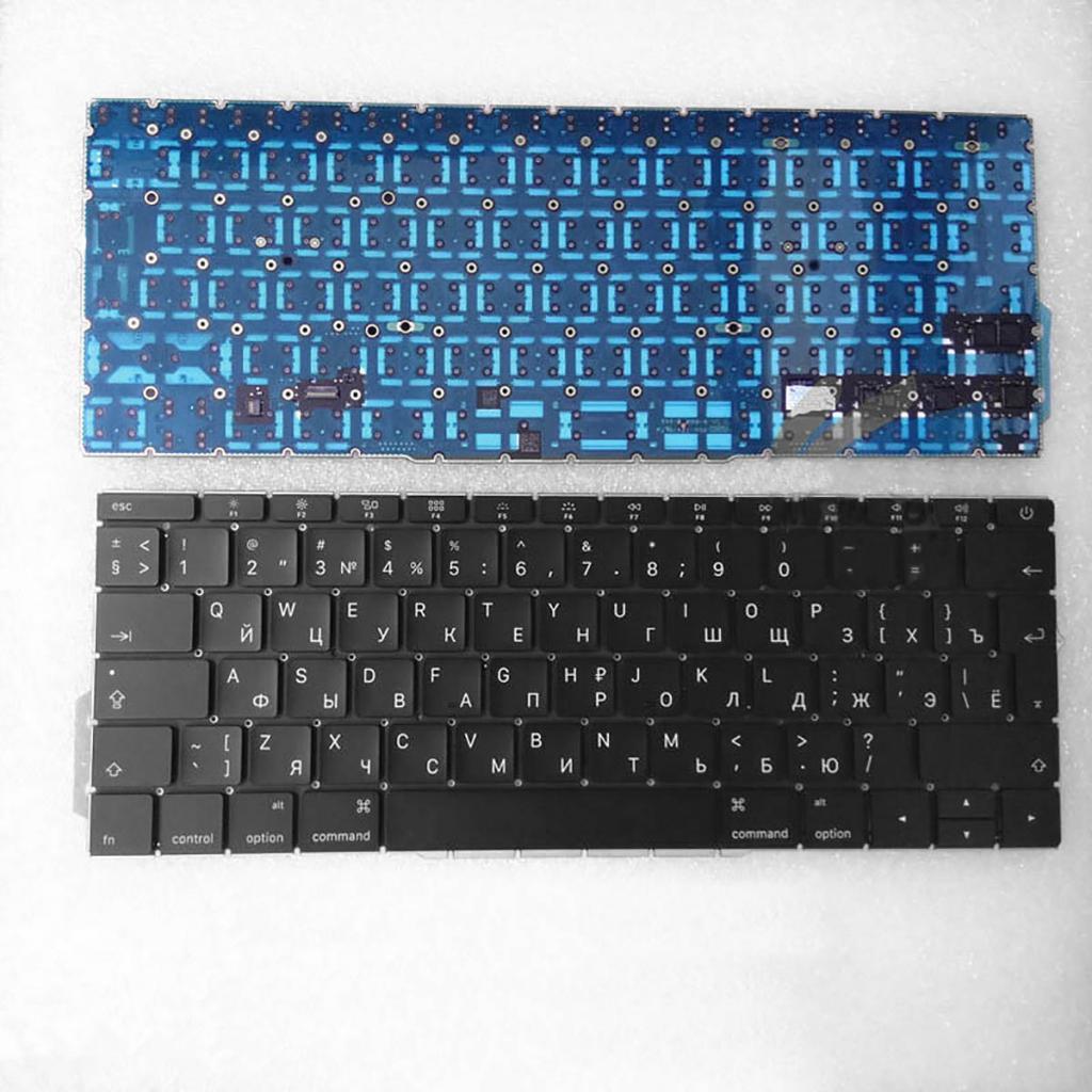 Russian Keyboard w/ Backlit for   Pro  13" A1708 2016 17