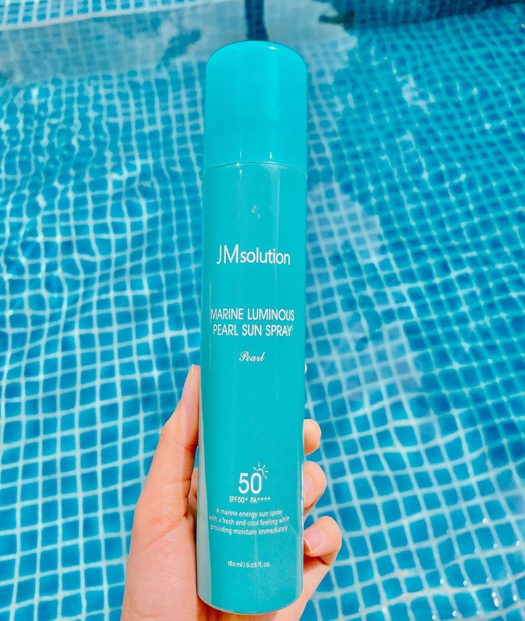 Chống nắng dưỡng trắng và bảo vệ da JMsolution Marine Luminous Pearl Sun Spray 180ml