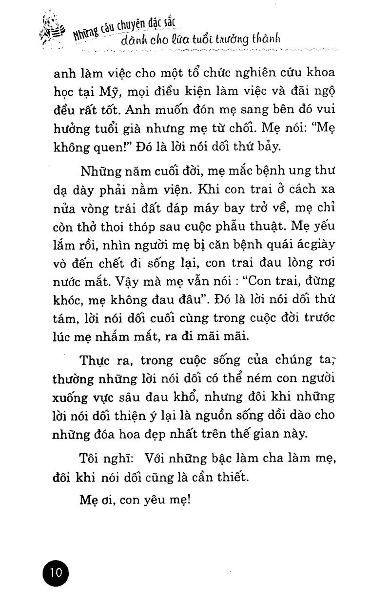 Những Câu Chuyện Đặc Sắc Dành Cho Lứa Tuổi Trưởng Thành - Tập 2