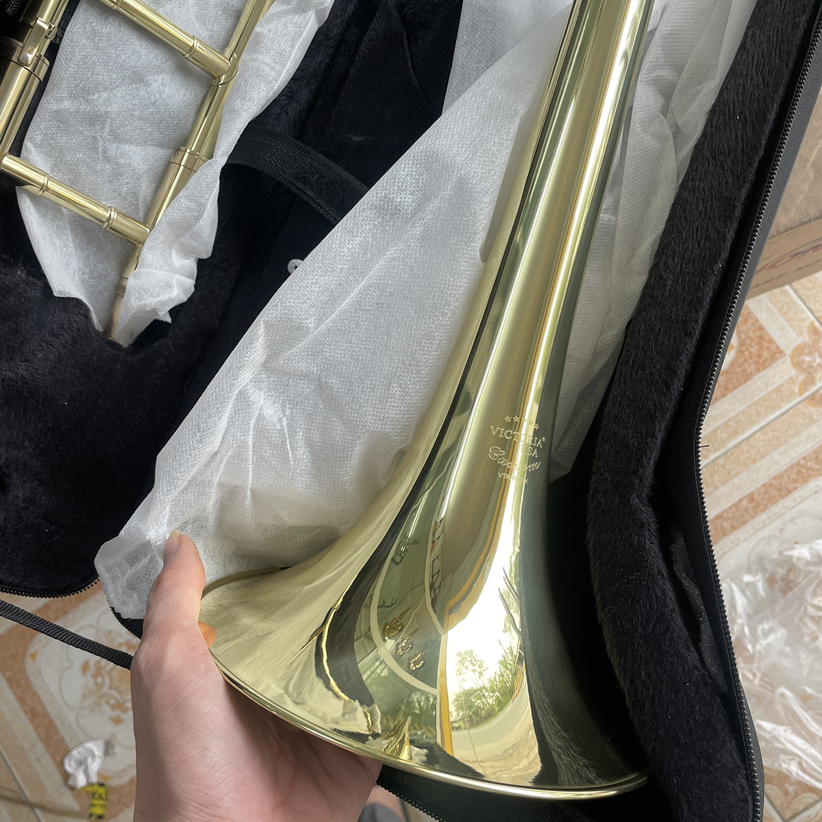 Kèn Trombone Đầy Đủ Phụ Kiện