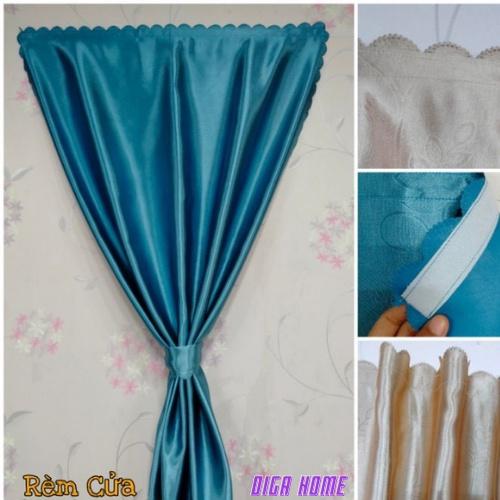 Rèm Cửa Dán Tường - Chống Nắng - Chất Liệu Vải Cao Cấp - Trang Trí Decor Phòng