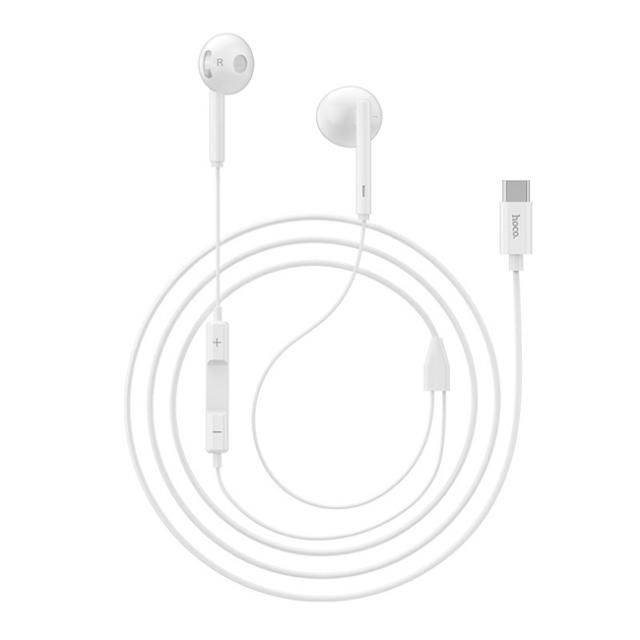 Tai nghe Hoco jack Type-C chống rối đứt L10 tích hợp Mic dùng cho Xiaomi,Oppo,Huawei dài 1.2M - Hàng chính hãng