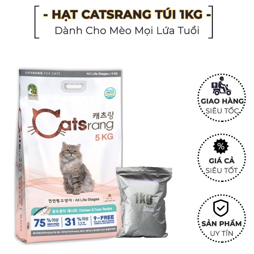 (Mẫu mới) Thức ăn hạt cho mèo CATSRANG Hàn Quốc - Túi 5kg