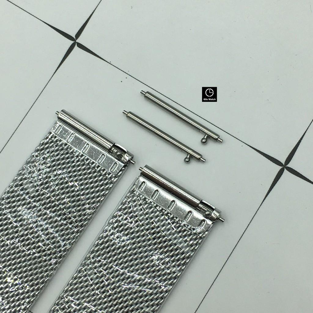 Dây Mesh Lưới Cho Đồng Hồ Fossil Casio Samsung Huawei