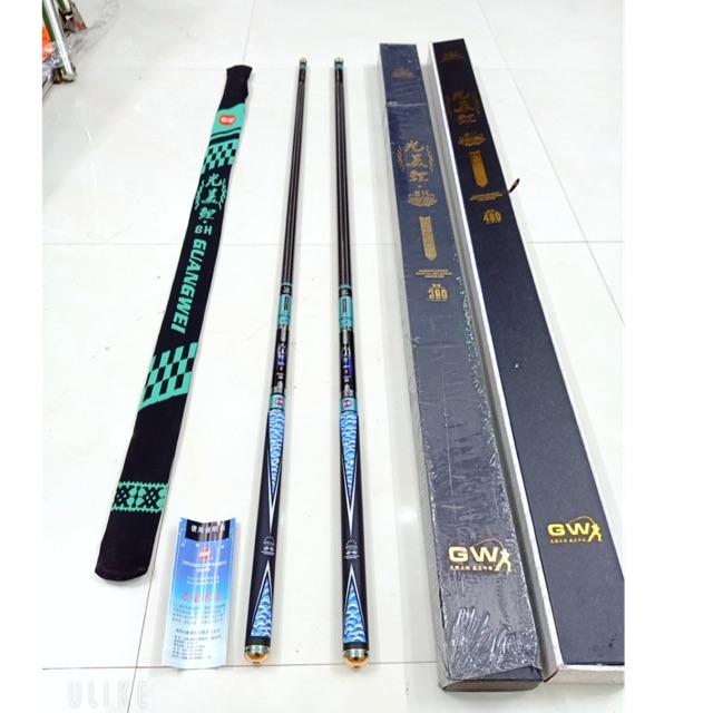 Cần câu tay GW 8H dài 4m8 cần tải cá 16kg hàng chính hãng nhập khẩu siêu đẹp siêu bền y hình