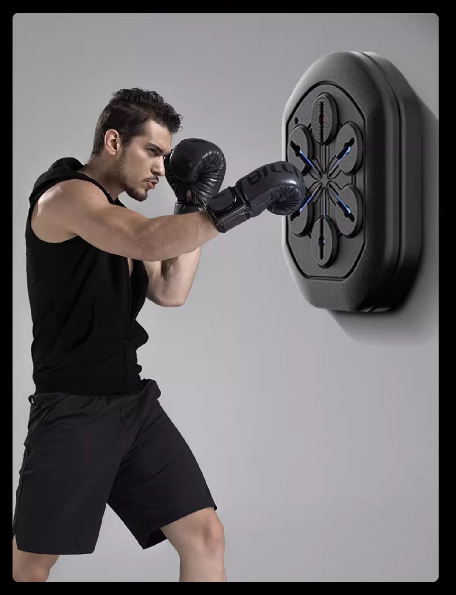 Máy Tập Boxing Theo Nhạc Thông Minh, Boxing Huấn Luyện Treo Tường