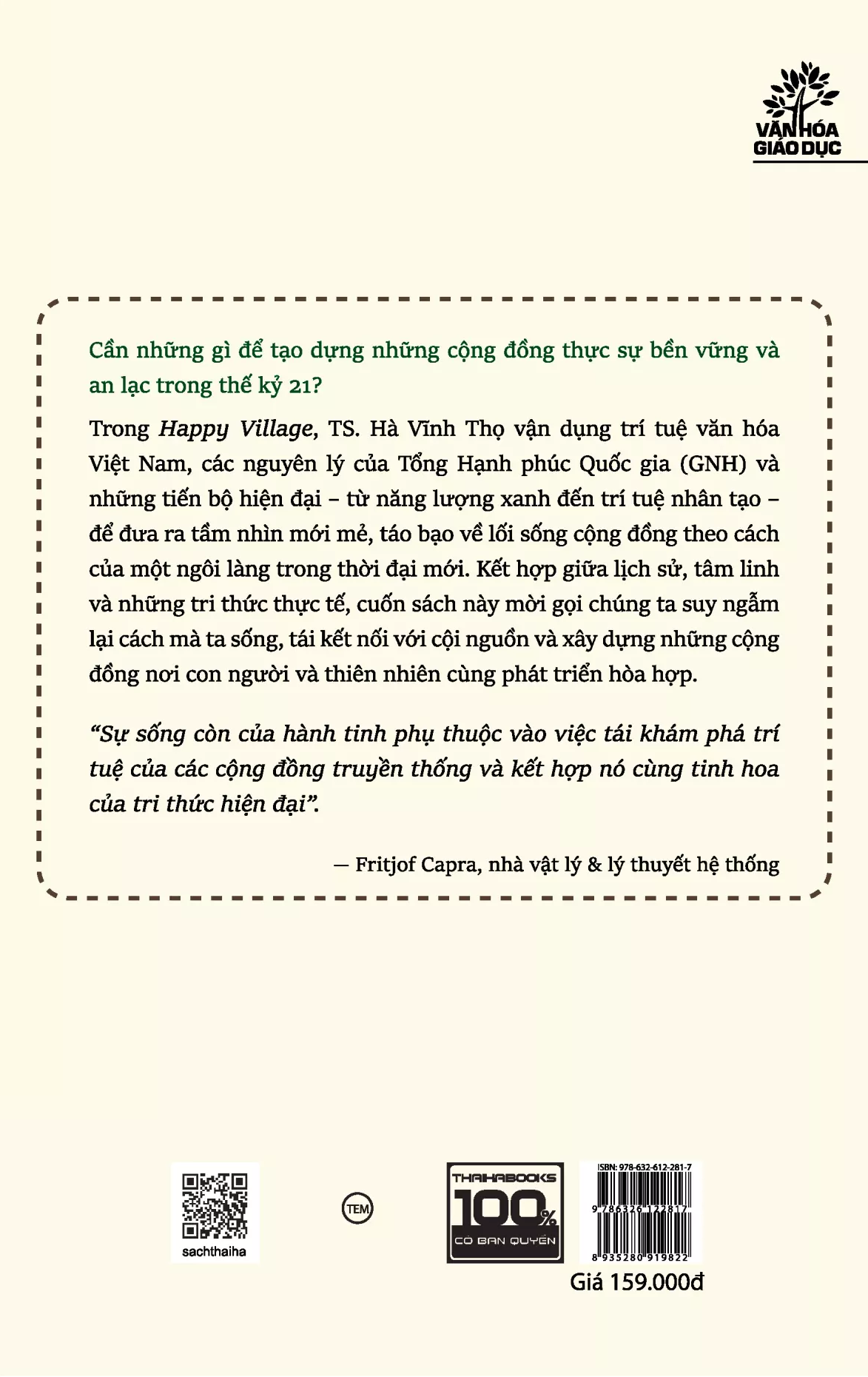 Sách Happy Village - Cội Nguồn An Lạc: Lối Đến Những Ngôi Làng Hạnh Phúc