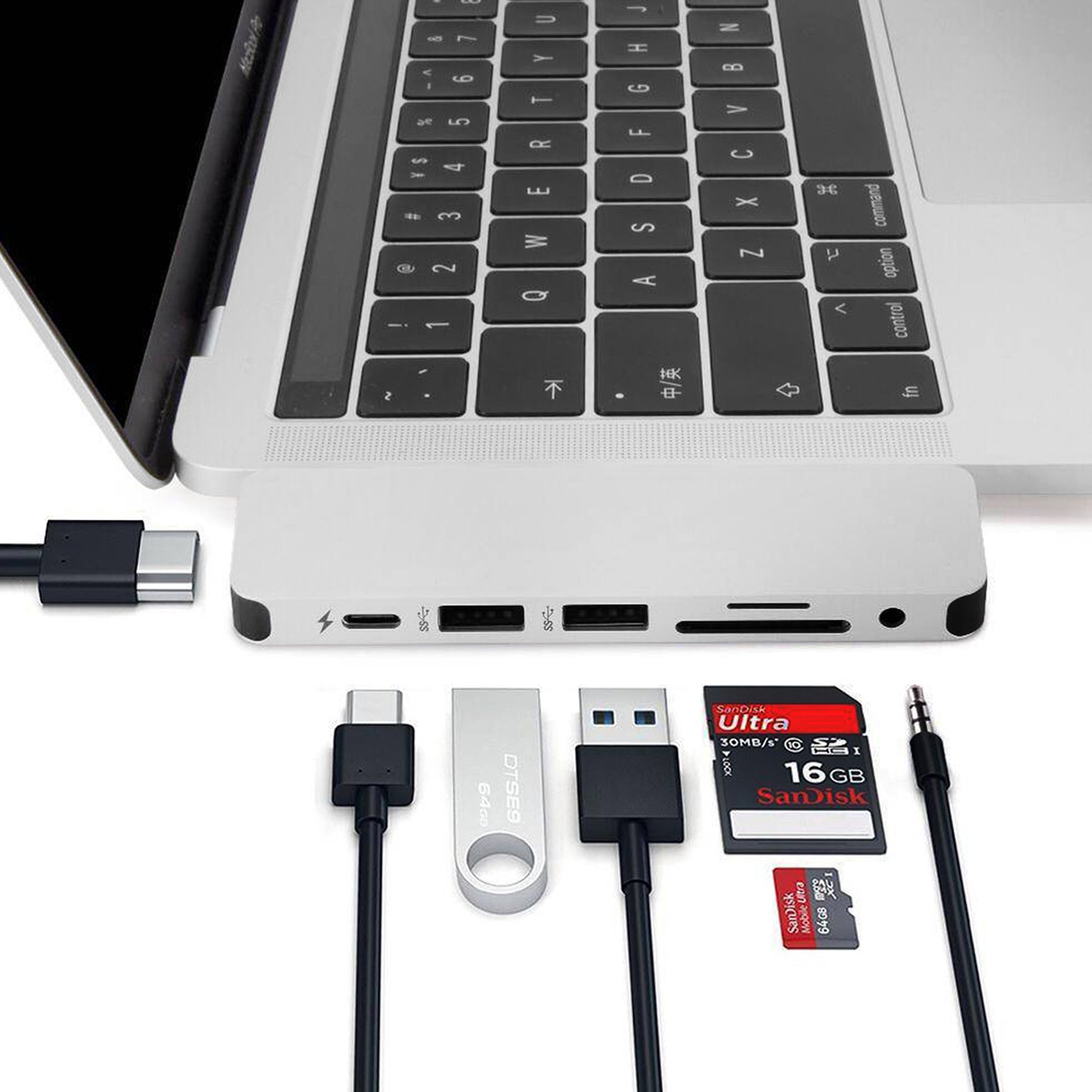 Cổng Chuyển HyperDrive SOLO 7-in-1 USB-C Hub For MacBook, PC &amp; Devices - GN21D - HÀNG CHÍNH HÃNG