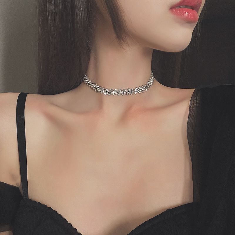 Vòng Cổ Cao Cấp Thiết Kế Đính Đá Sang Trọng