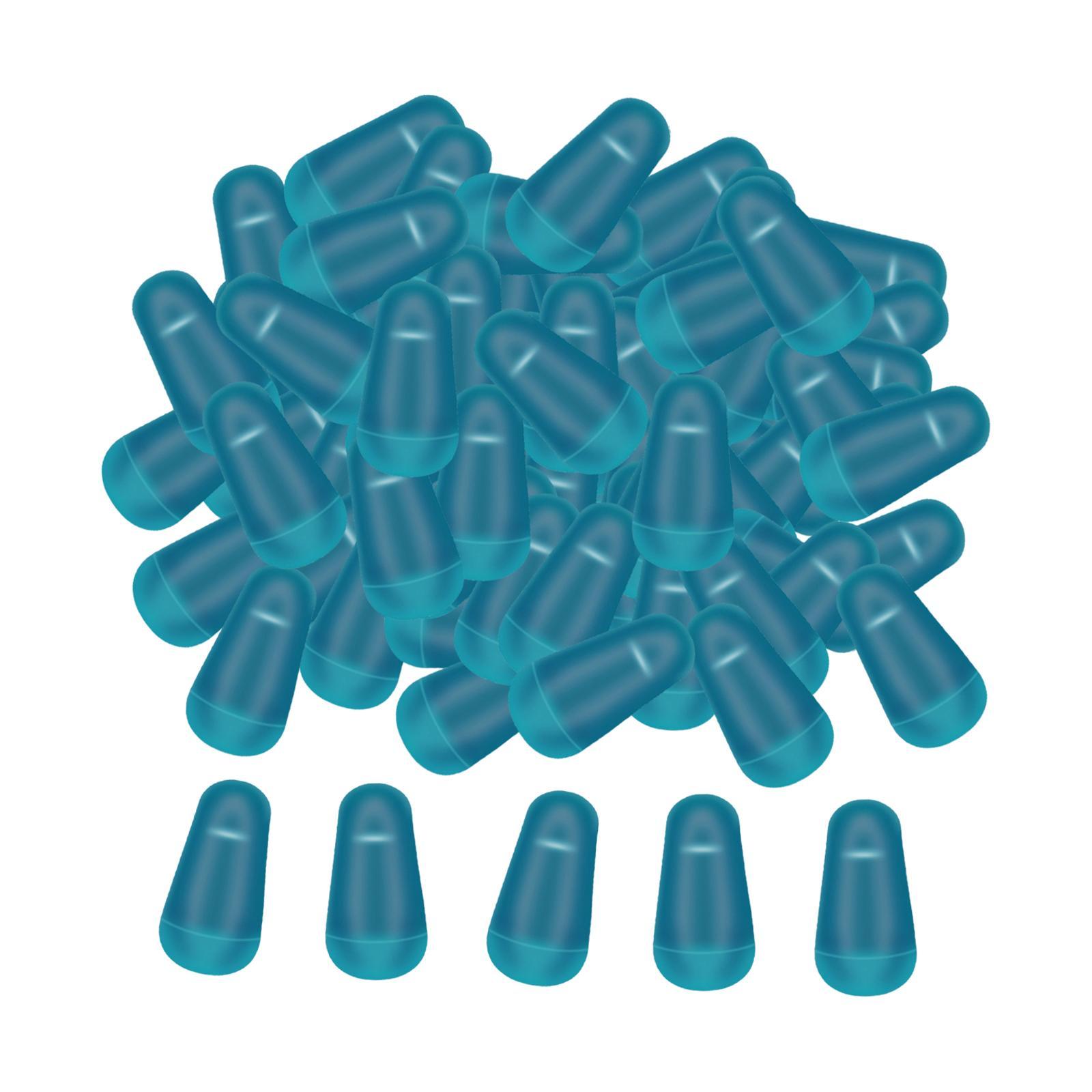 100x Space Beans Fishing Float Easy to Use Fishing Bobber Fishing Bobber Space Beans Rubber Bobber Stoppers for Stream Walleyes