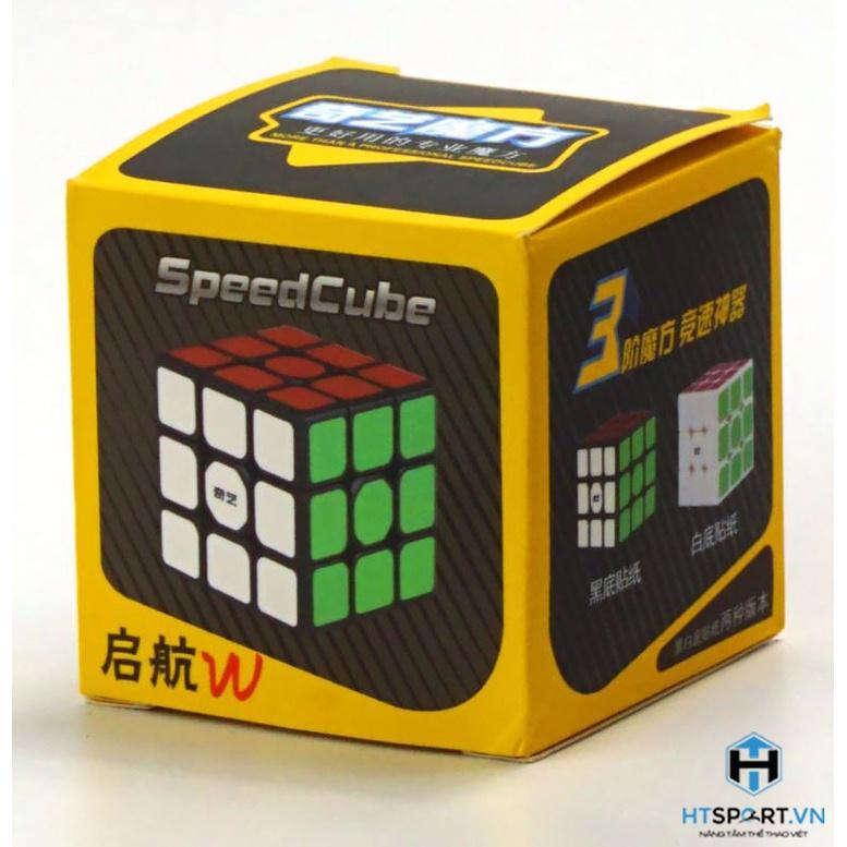 RuBik 3x3, Khối Rubix 3 Tầng Khối Lập Phương Viền Đen, Phát Triễn Trí Tuệ QiYuan CuBe Cao Cấp ( Black )