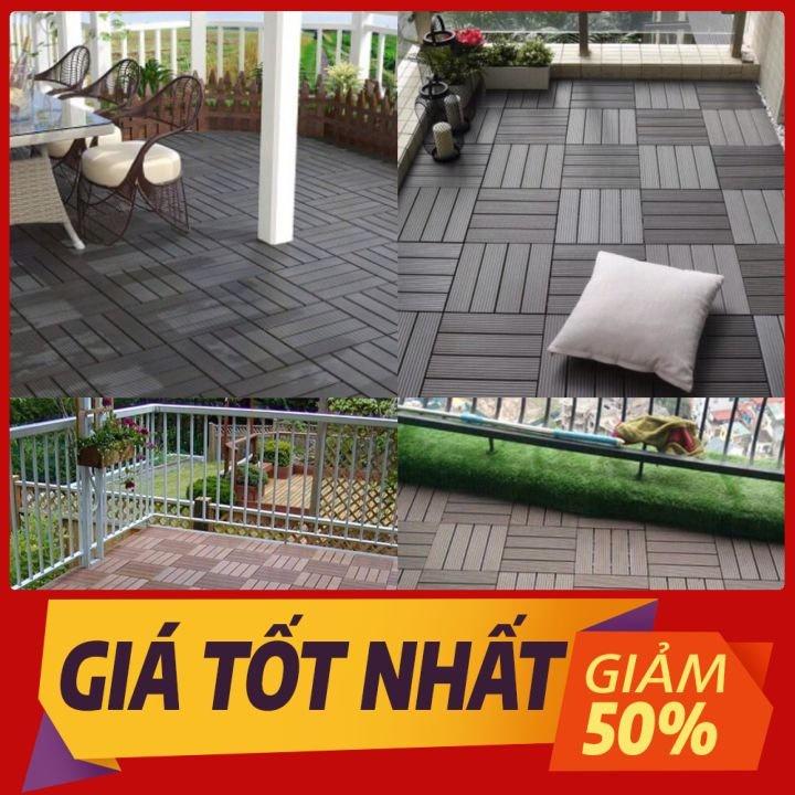 Vỉ Nhựa Lót Sàn Ban Công 3T - Tấm lót sàn nhựa ban công, Chống Trơn Nhà Tắm, Bể Bơi, Sân Vườn, Sân Thượng