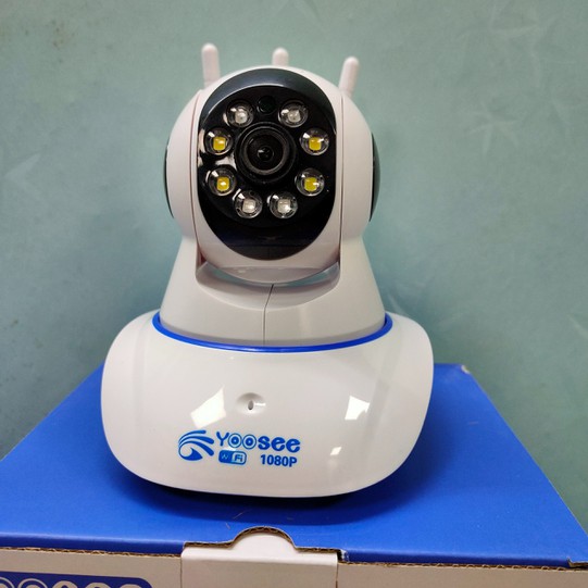 Hình ảnh Camera IP Yoosee X8100 3 anten 2.0 Led 1080p - Night View Version (quay màu ban đêm) - Hàng nhập khẩu