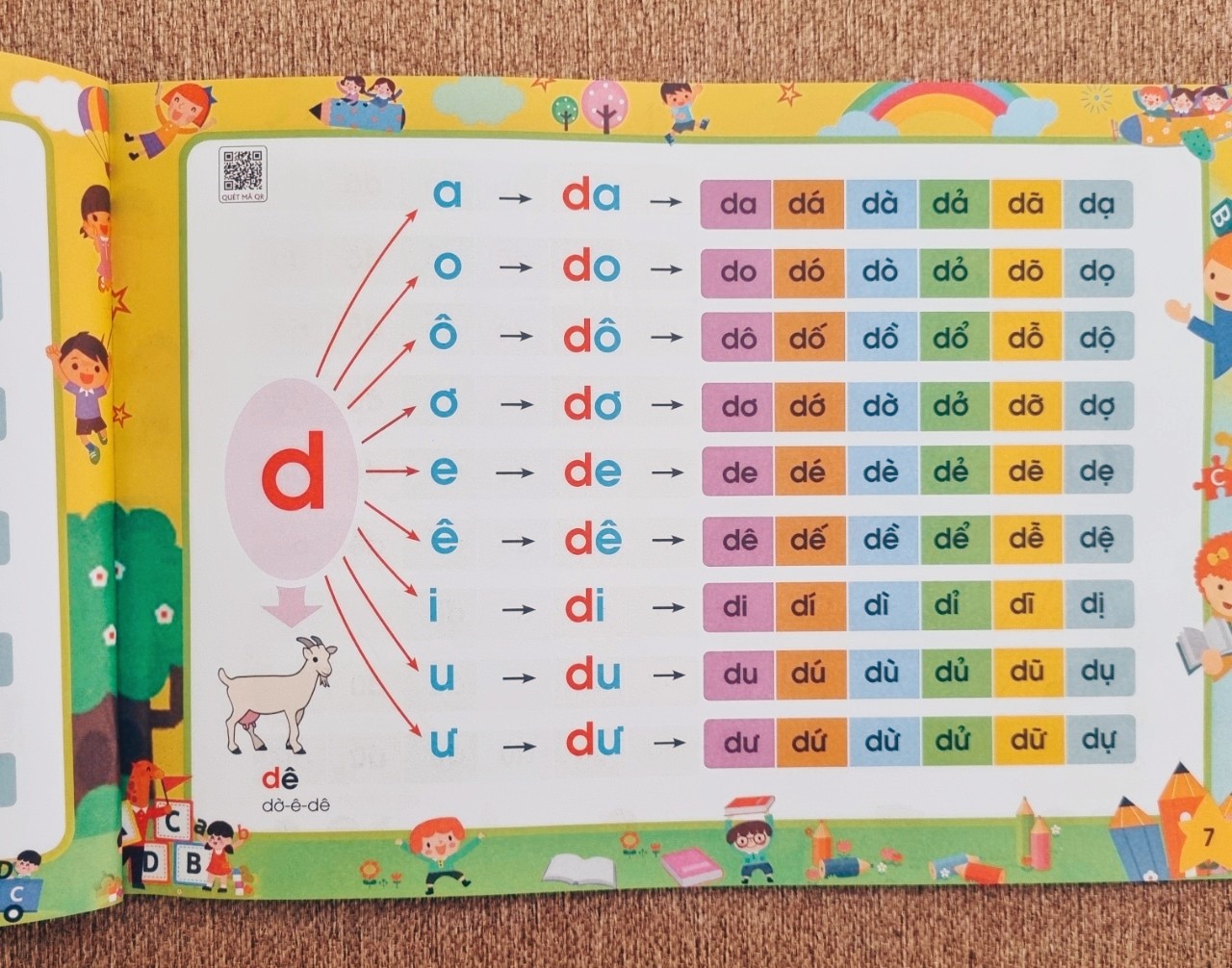 Combo Vở Tập Đánh Vần Tiếng Việt Phiên Bản Mới Nhất 2023 + 42 Thẻ Học Flashcard Giúp Phát Triển Trí Não, Tăng Khả Năng Học Hỏi Cho Bé - Tặng 1 chiếc bút chì hoạt hình