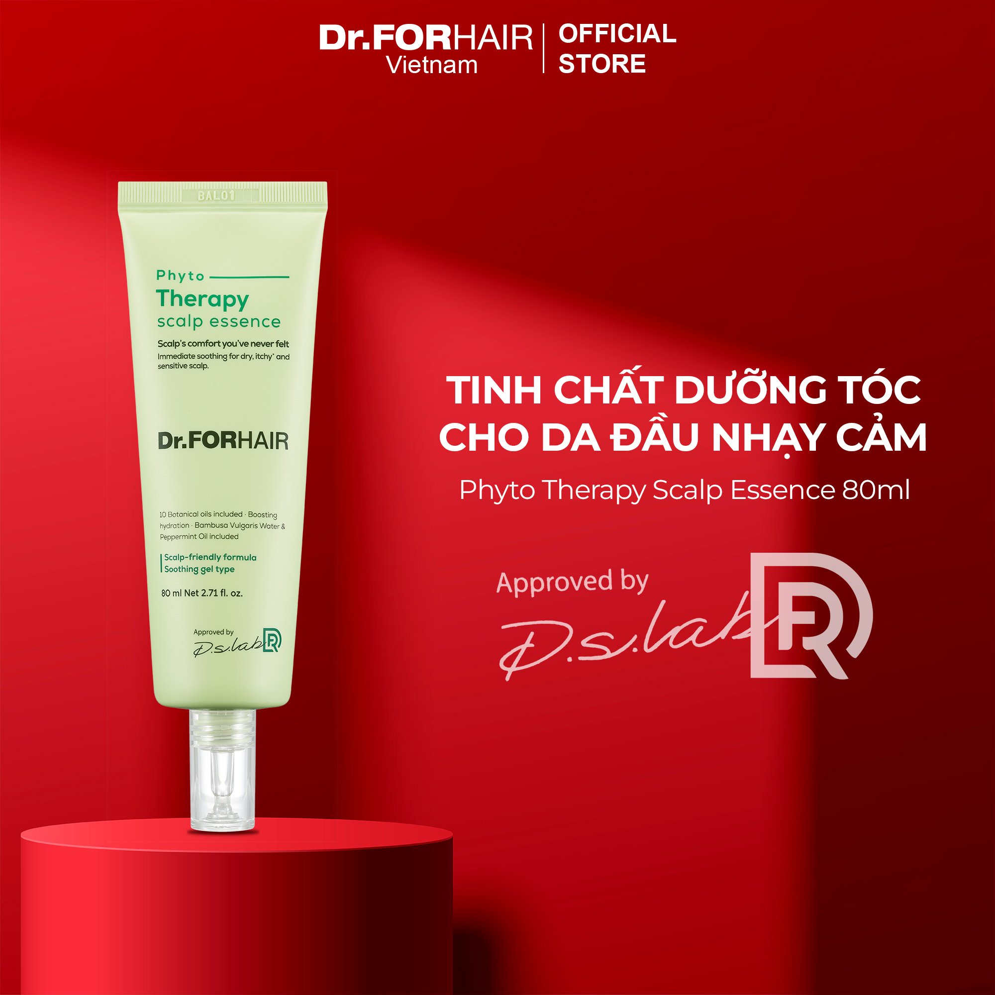 Tinh chất dưỡng da đầu nhạy cảm Dr.FORHAIR Phyto Therapy Scalp Essence