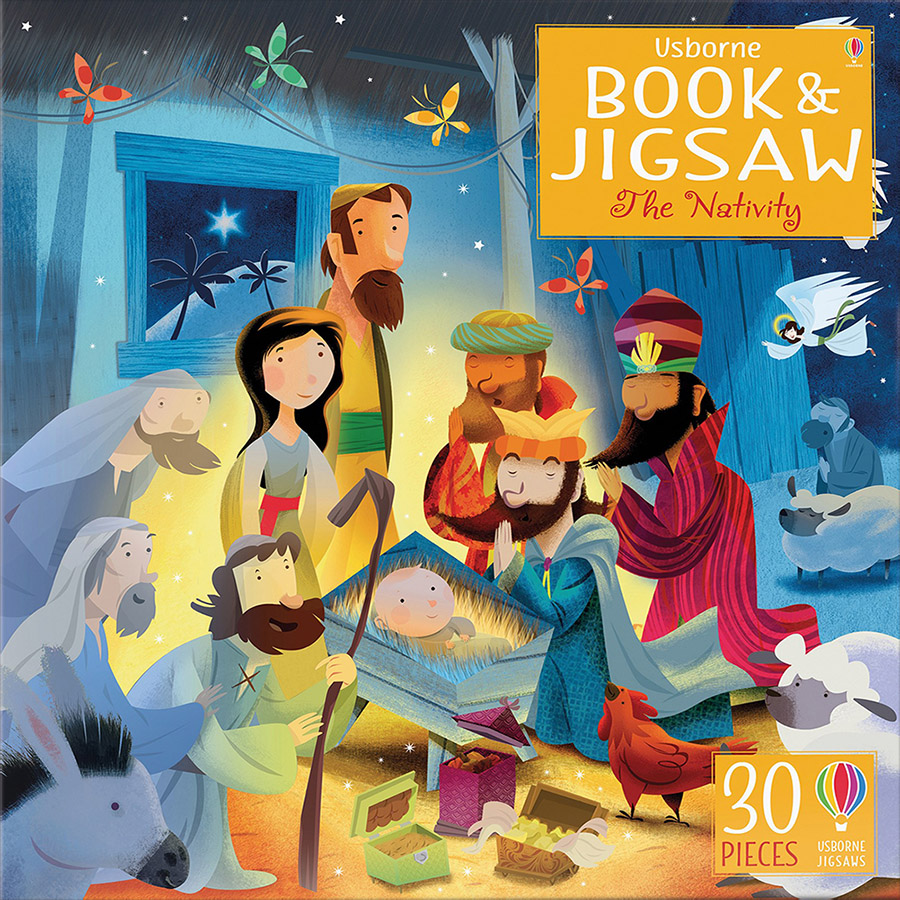 Usborne Book and Jigsaw: The Nativity (Contains 30 Pieces Jigsaw)