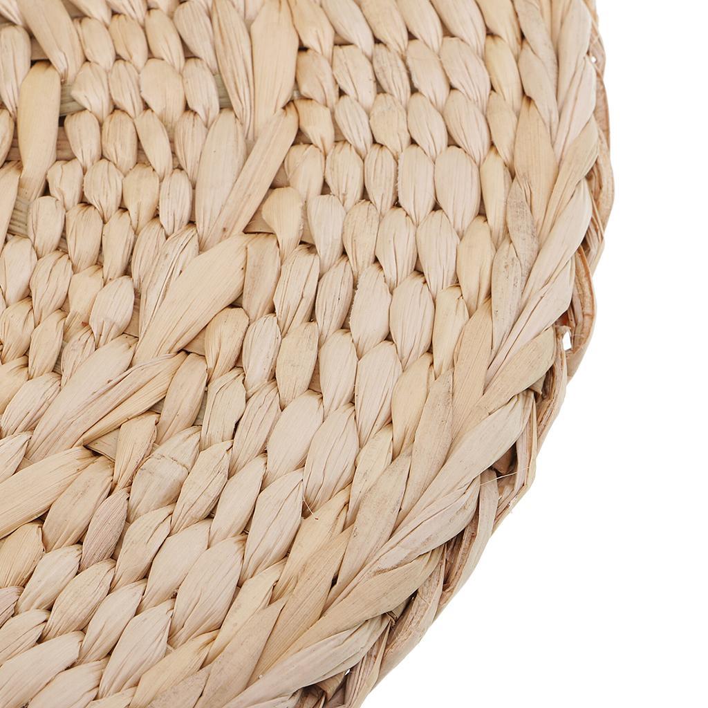 2X 30 cm weaving tatami cushion seat mat round cushion tea chair