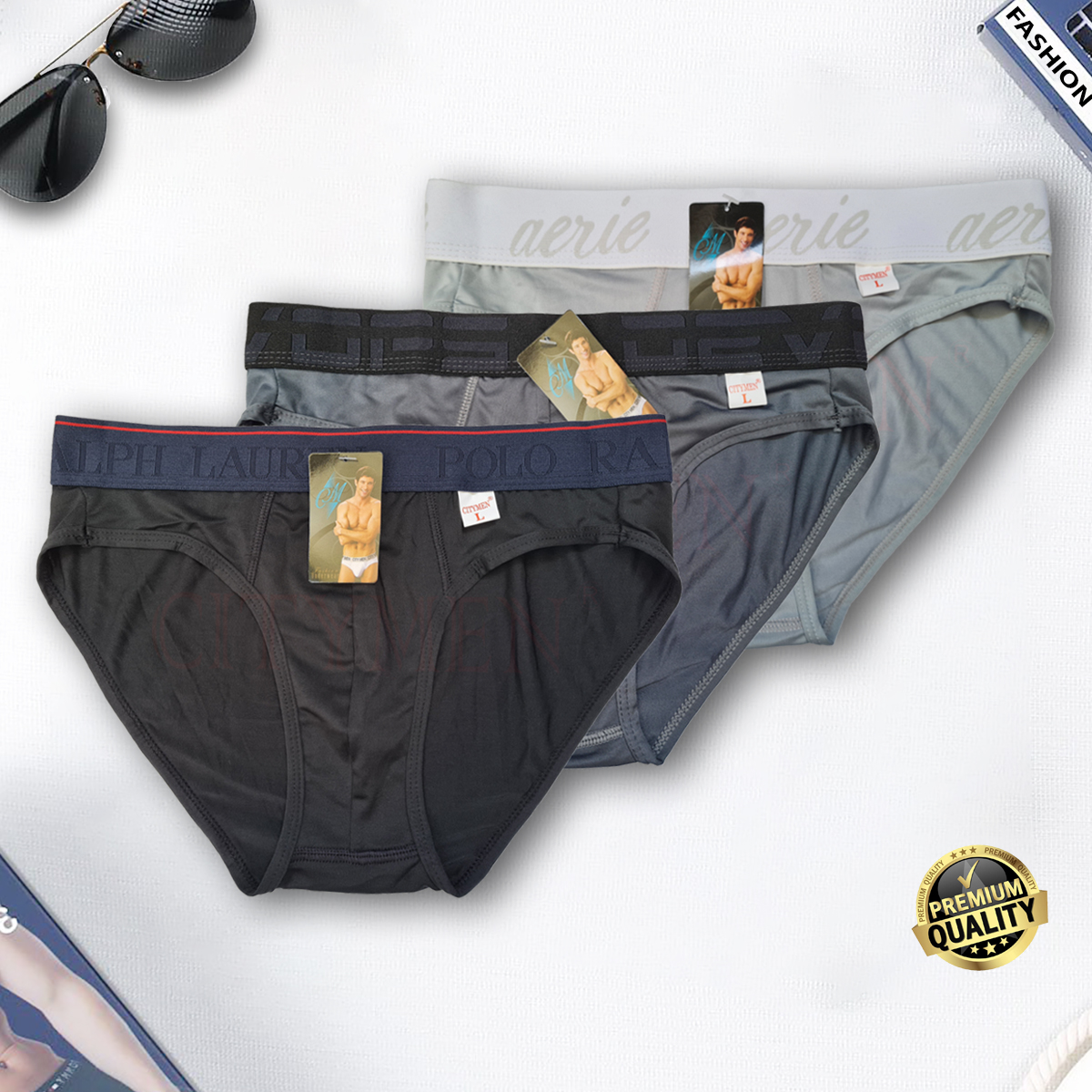 Combo 4 Quần Lót Nam hiệu CITYMEN vải thun lạnh co giãn 4 chiều nhiều lưng màu ngẫu nhiên, đồ lót - LMTK-MULTIAL