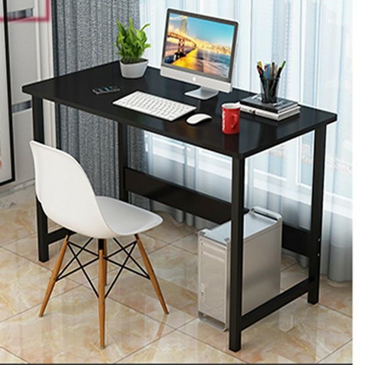 Bàn Làm Việc, Bàn Học Gỗ, Chân Sắt Dùng Cho Văn Phòng, Học Bài, Để Máy Tính Cho Sinh Viên Chất Liệu Cao Cấp