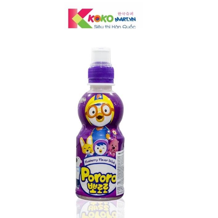 Nước uống Pororo (5 loại: Vị Việt Quất, Dâu, Táo, Trái cây, Sữa)