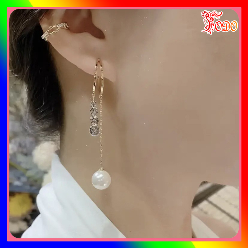 Bông tai kiểu thanh lịch thời trang VV144 Hàn Quốc đi làm sành điệu sang trọng thu đông trẻ trung -