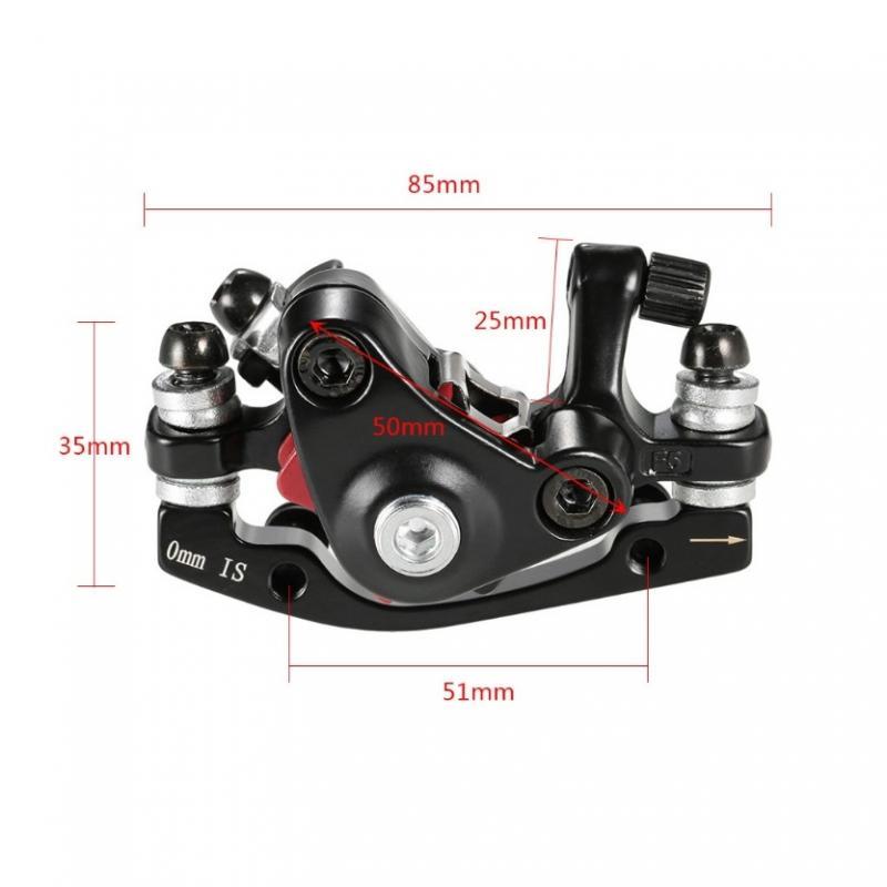 2xBike Disc Brake Rotor Mechanical Caliper 160mm Cable Set Front Caliper Rotor