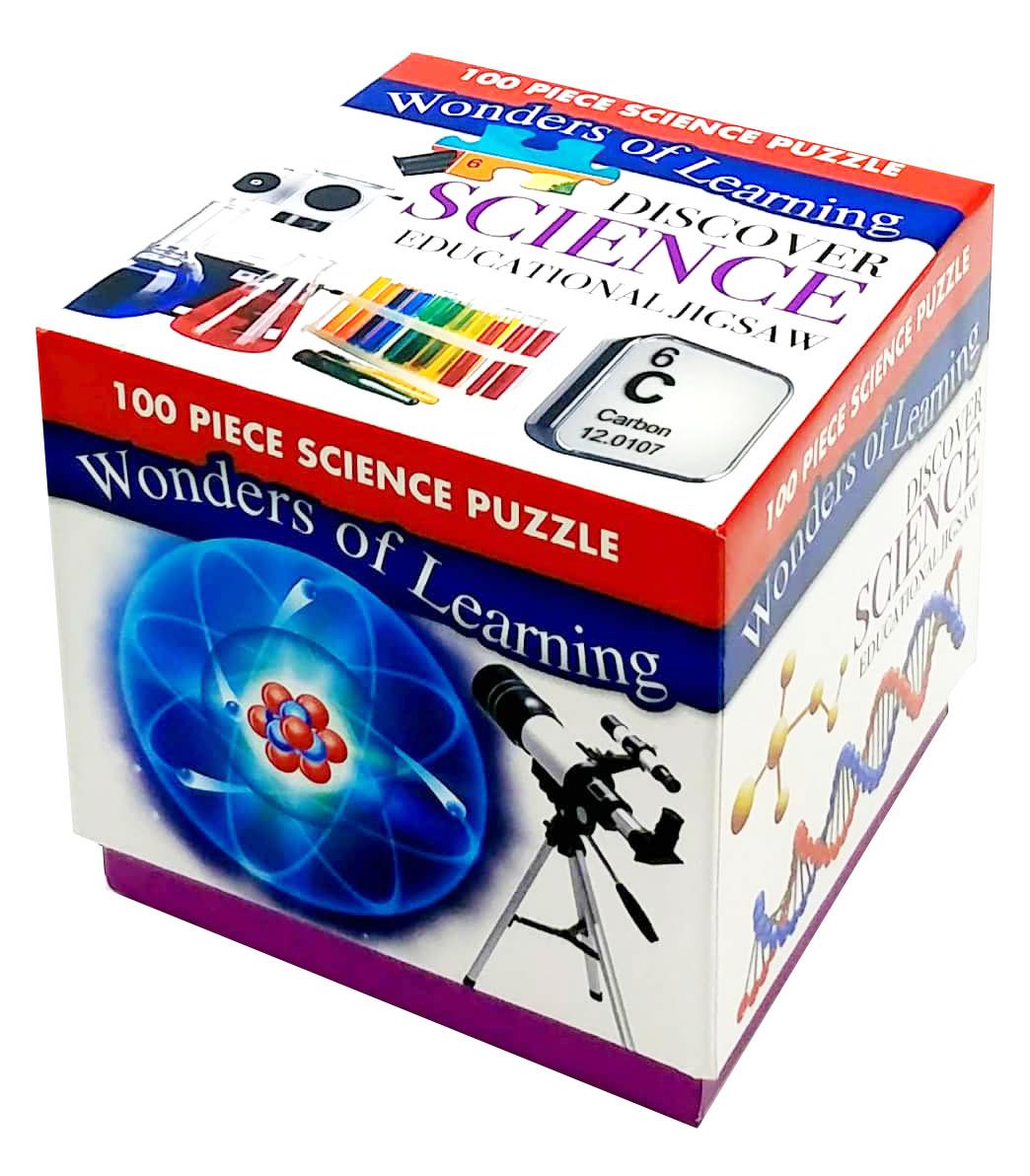 Wonders Of Learning - 100 Piece Cube Jigsaw Puzzle - Science - Periodic Table Of The Elements