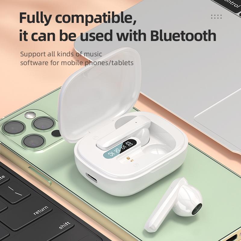 Tai nghe không dây TZUZL B13 TWS Bluetooth 5.0 chống nước chống tiếng ồn âm thanh hifi có micro