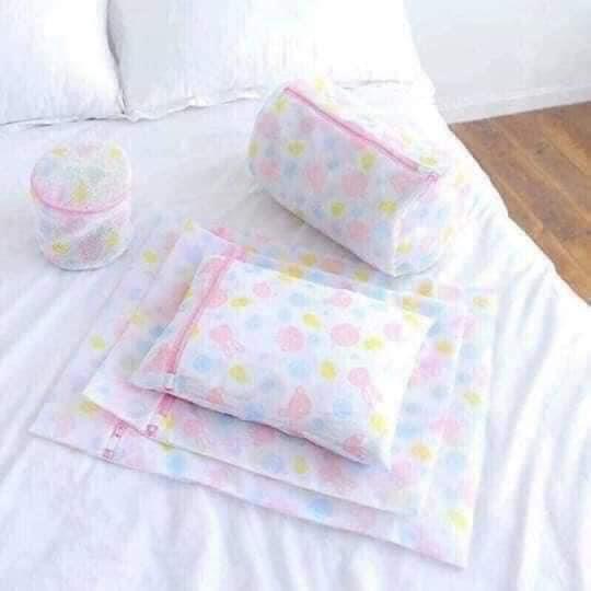 Sét 5 túi giặt hình hoa