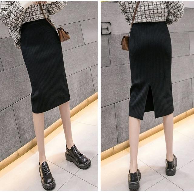 Chân Váy Bút Chì Chất Thun Gân - 3 Loại