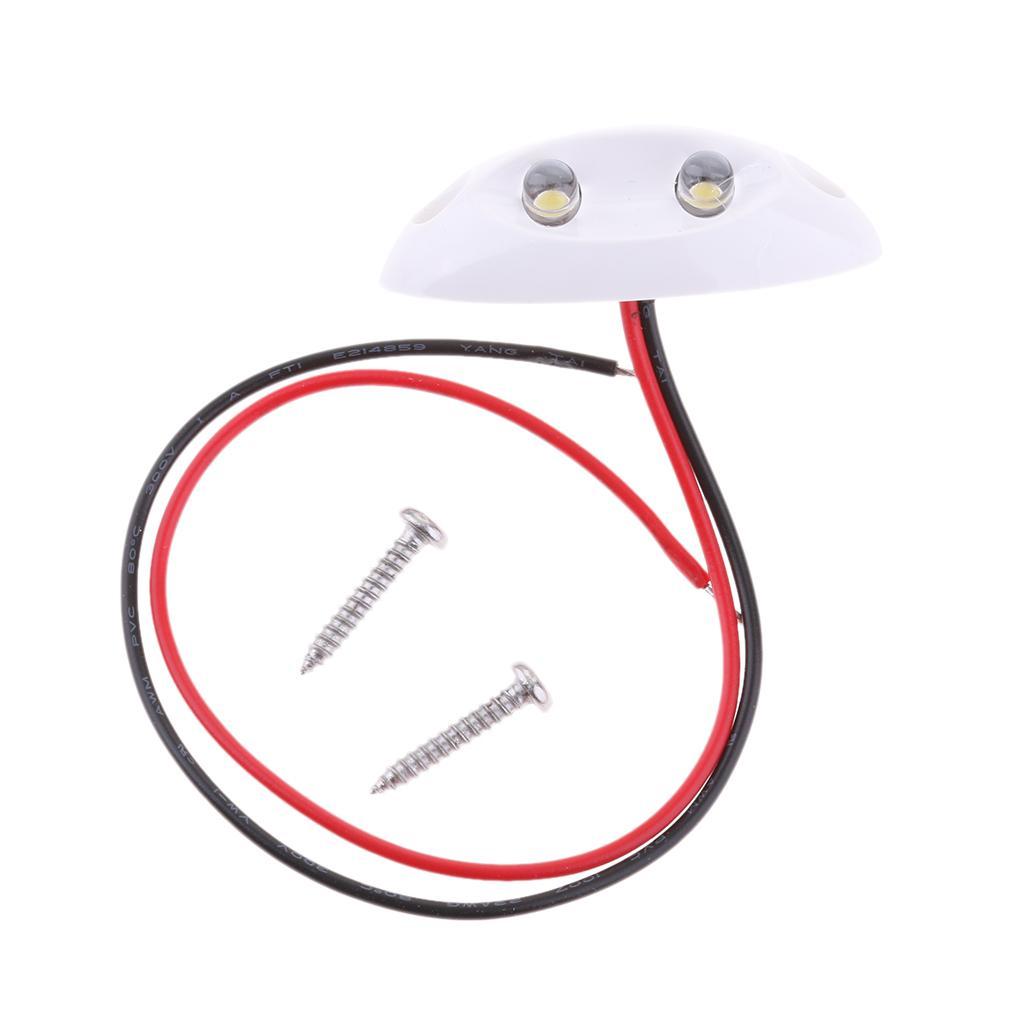 For Marine Boat Cool White LED Courtesy Stair Deck Light with Mounting Screw