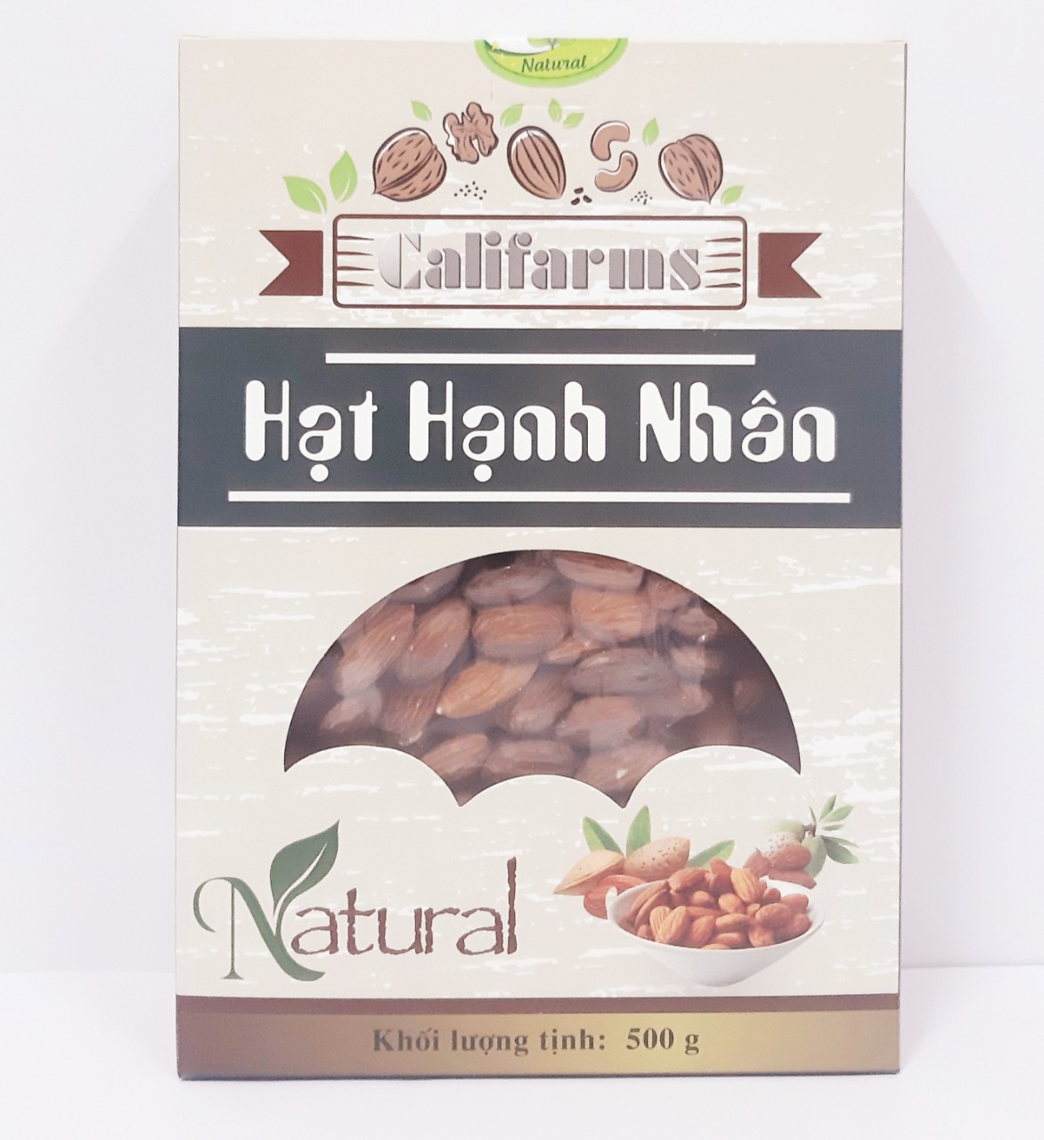 500G Hạnh nhân Mỹ tự nhiên