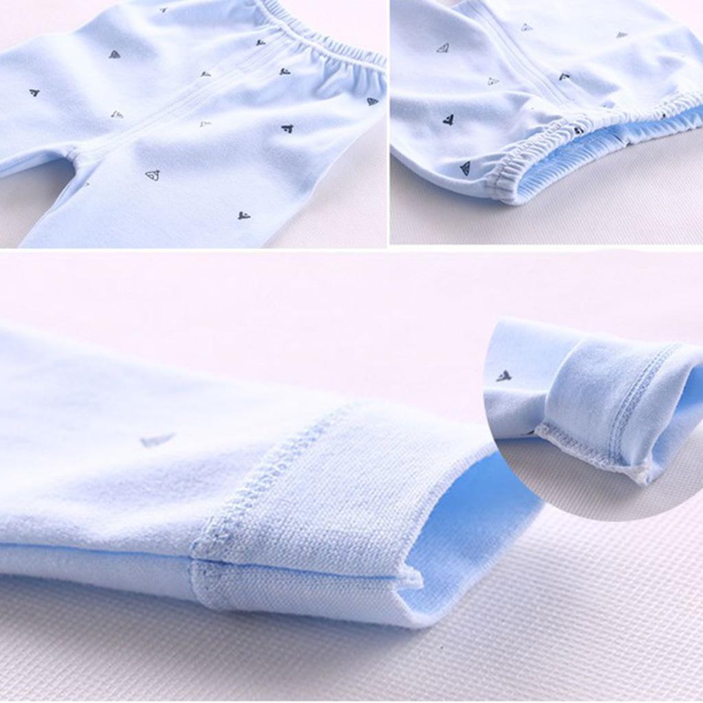 Bộ thu đông dài tay cho bé trai gái sơ sinh vải cotton Cực Đẹp hàng Quảng Châu xuất khẩu cho bé từ 5-14kg - BOTD01