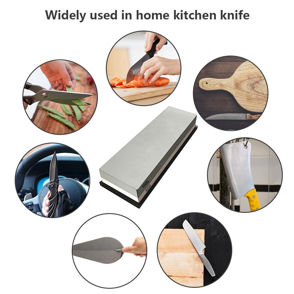 Mài đá với đế silicone chống trơn trượt, 1000/4000 Grit