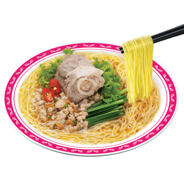 (COMBO 5 GÓI) MÌ KHÔNG CHIÊN 365 NISSIN - Hương vị Xí Quách Thịt Bằm 64g