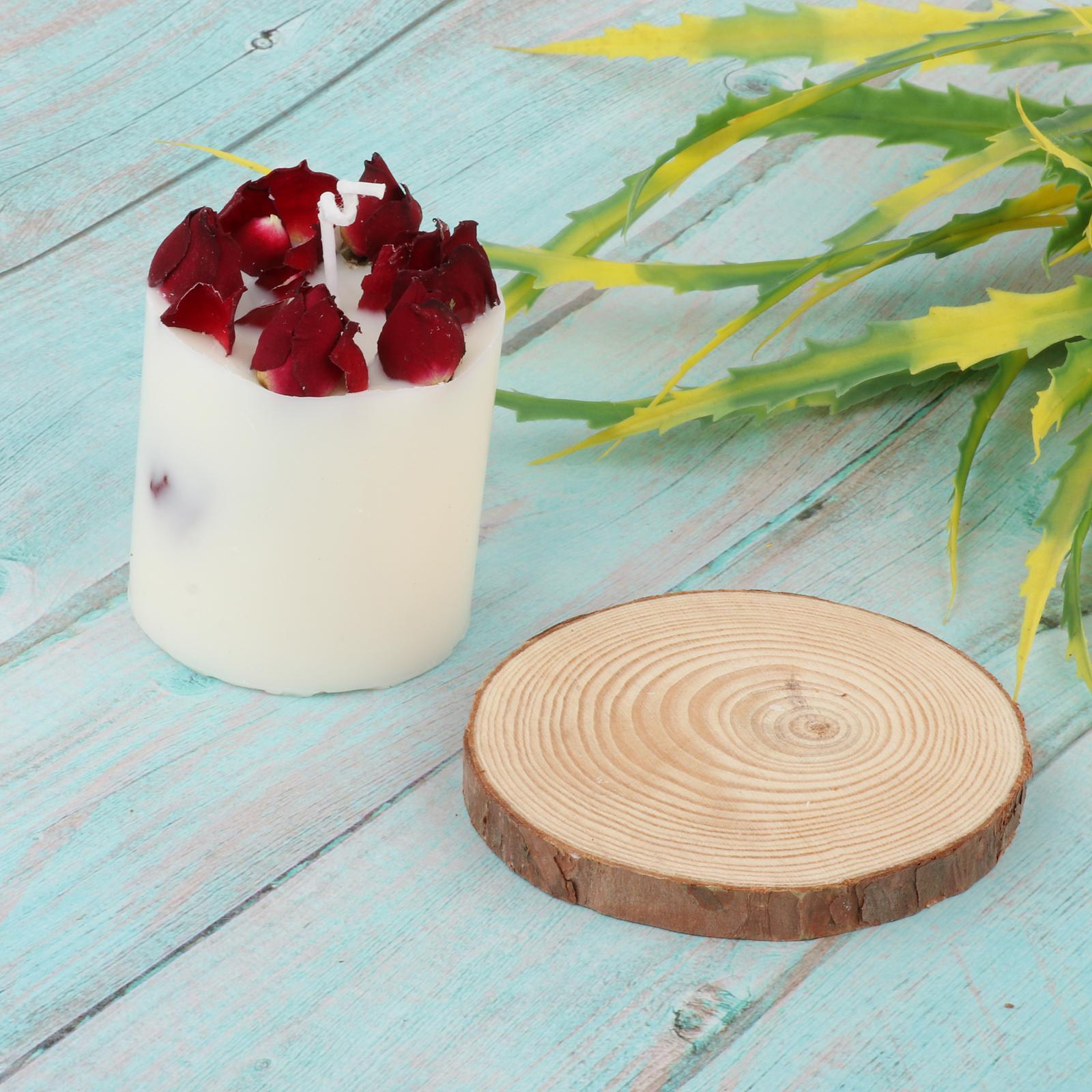 Dry Flowers Candle, True Rose Scented Candles Long Burning Tealight Candles Gift for Women Birthday