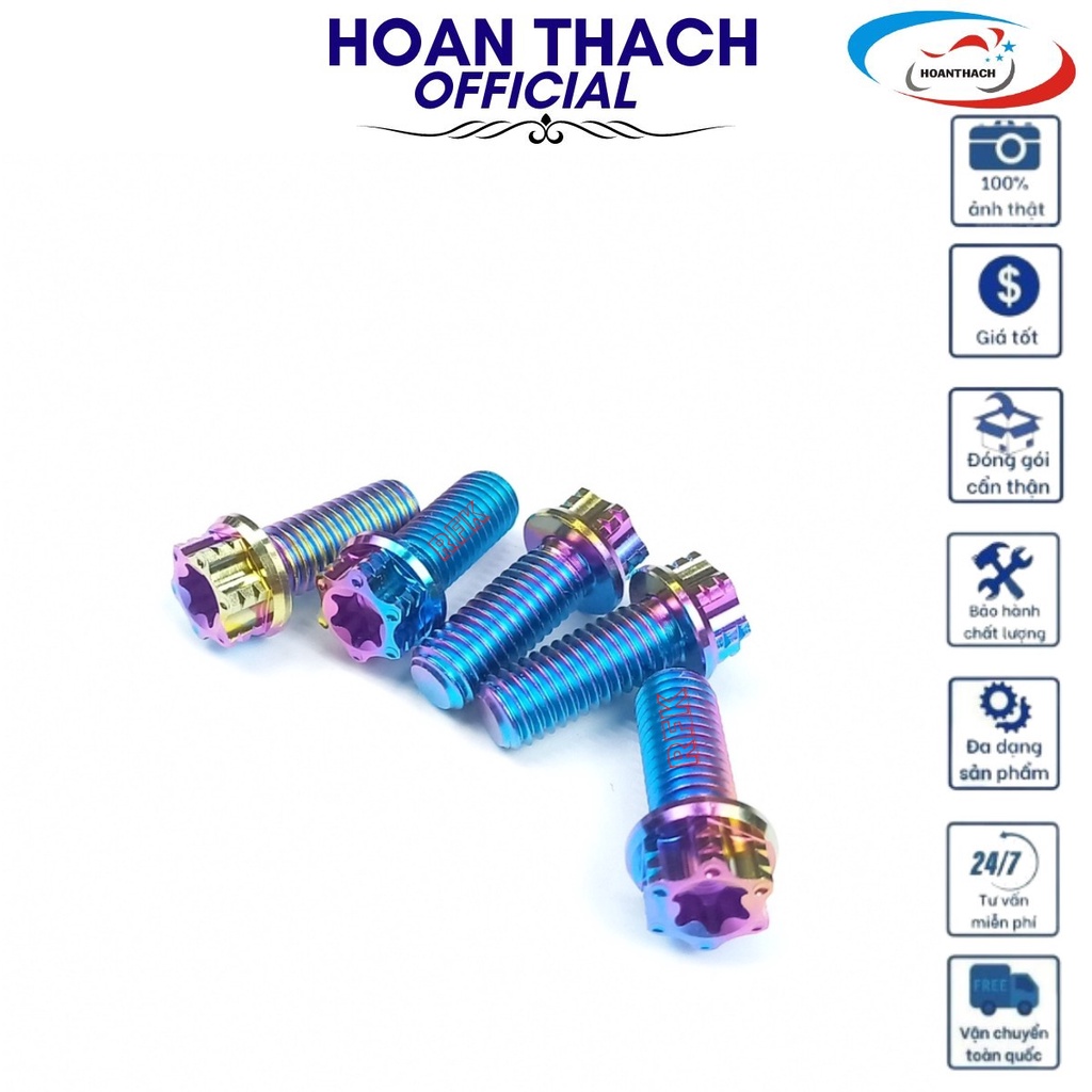 Ốc 8L15 Titan 7 Màu Đầu Salaya gắn cho nhiều dòng xe Máy SP017506 (giá 1 con)