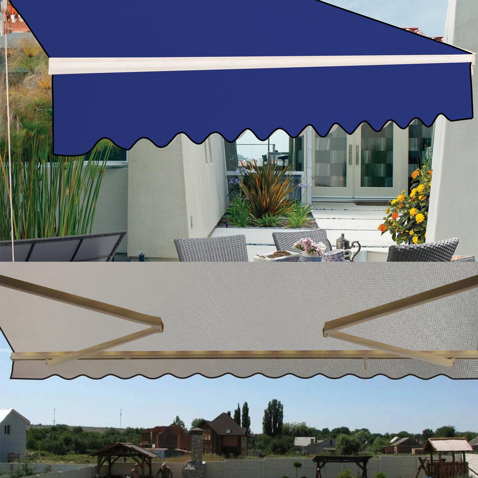 Bạt che mái hiên ngoài trời chống tia UV lấy bóng râm, hoa văn lượn sóng Canopy