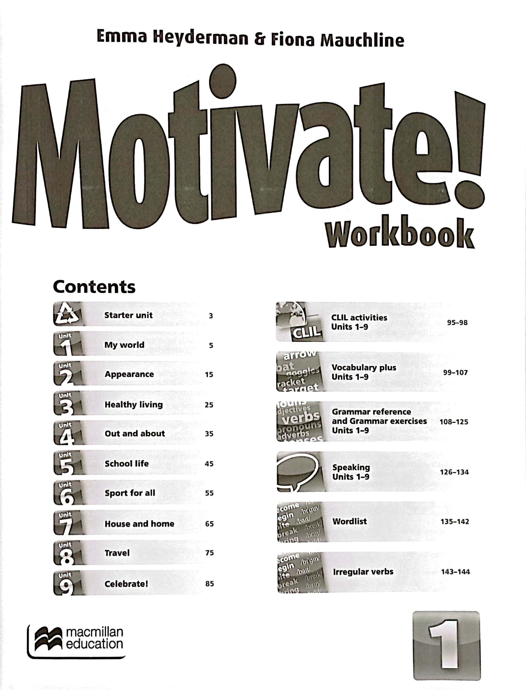 Motivate! 1 Workbook With Online Audio