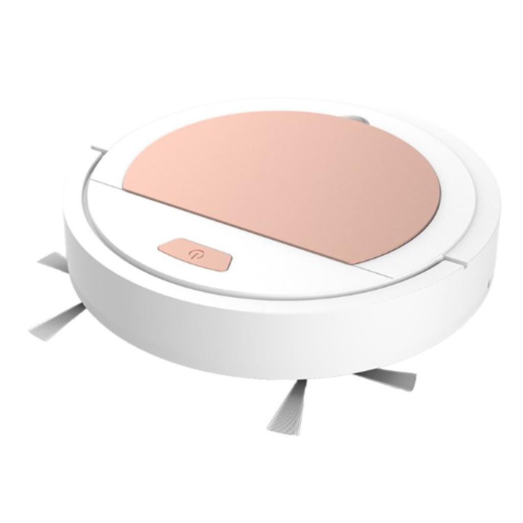 Robot Vacuum Cleaner 3.7V 3W Auto Sweeper for Hard Floors Carpets 1800Pa White