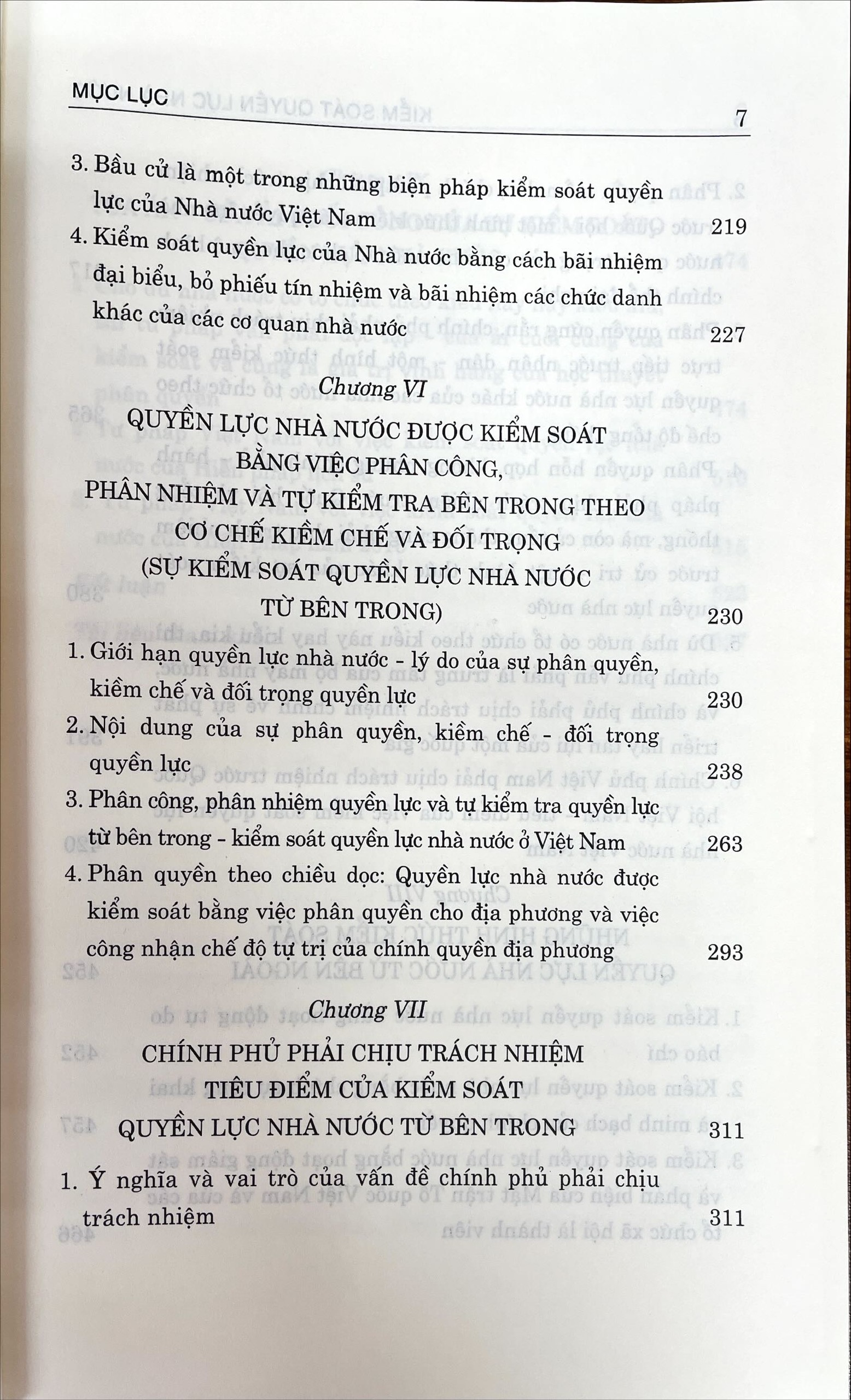Kiểm soát quyền lực nhà nước