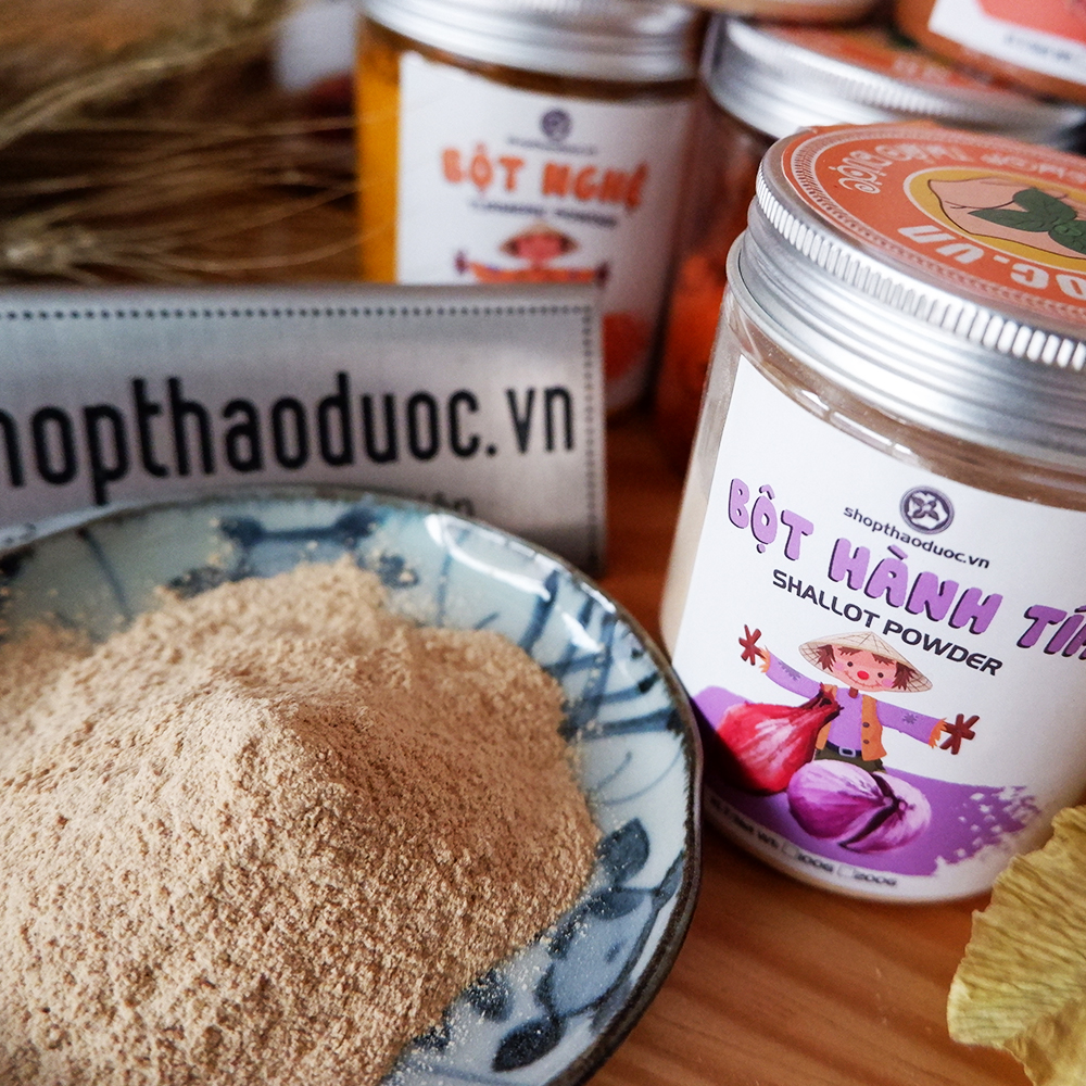 Bột Hành Tím Sấy Lạnh Shopthaoduoc 100g - Bột Hành Tím Nguyên Chất 100%