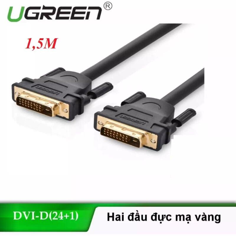 Ugreen UG11606DV101TK 1.5M màu Đen Cáp tín hiệu DVI 24 + 1 - HÀNG CHÍNH HÃNG