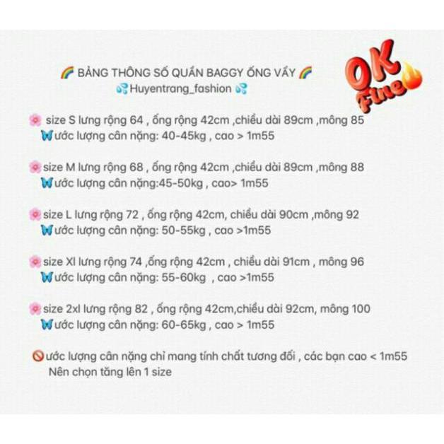 Quần ống vẩy dáng dài vải tuyết mưa