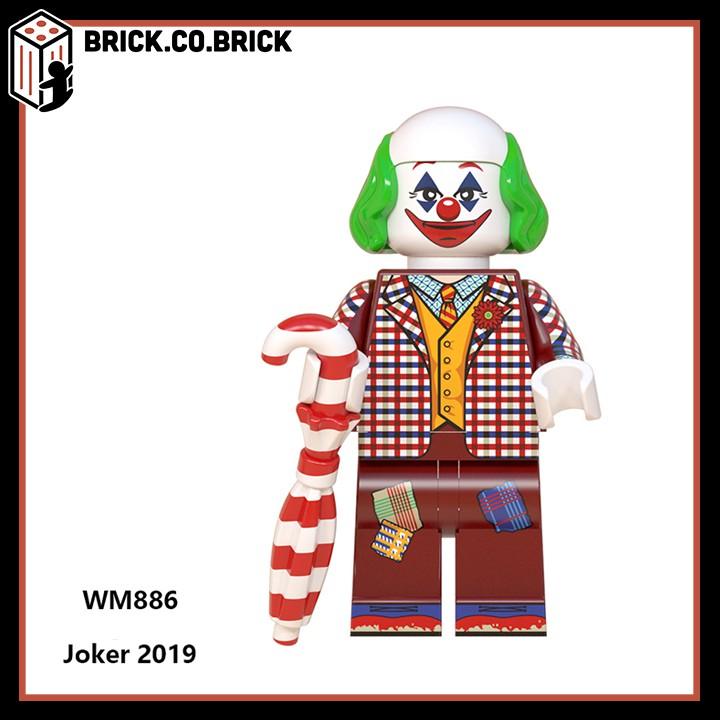 Đồ chơi Lắp Ráp Chú hề Minifig Super Heroes Siêu Anh Hùng Joker Harley Quinn WM6080