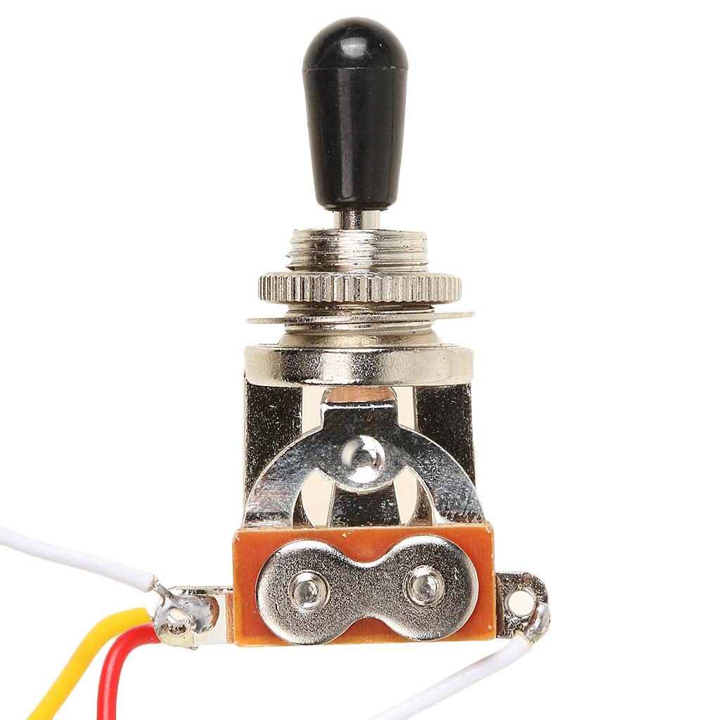 Durable Electric Guitar Wiring Harness Kit 3 Way Toggle Switches 2 Volume 1 Tone 500K Pots Musicains Gift