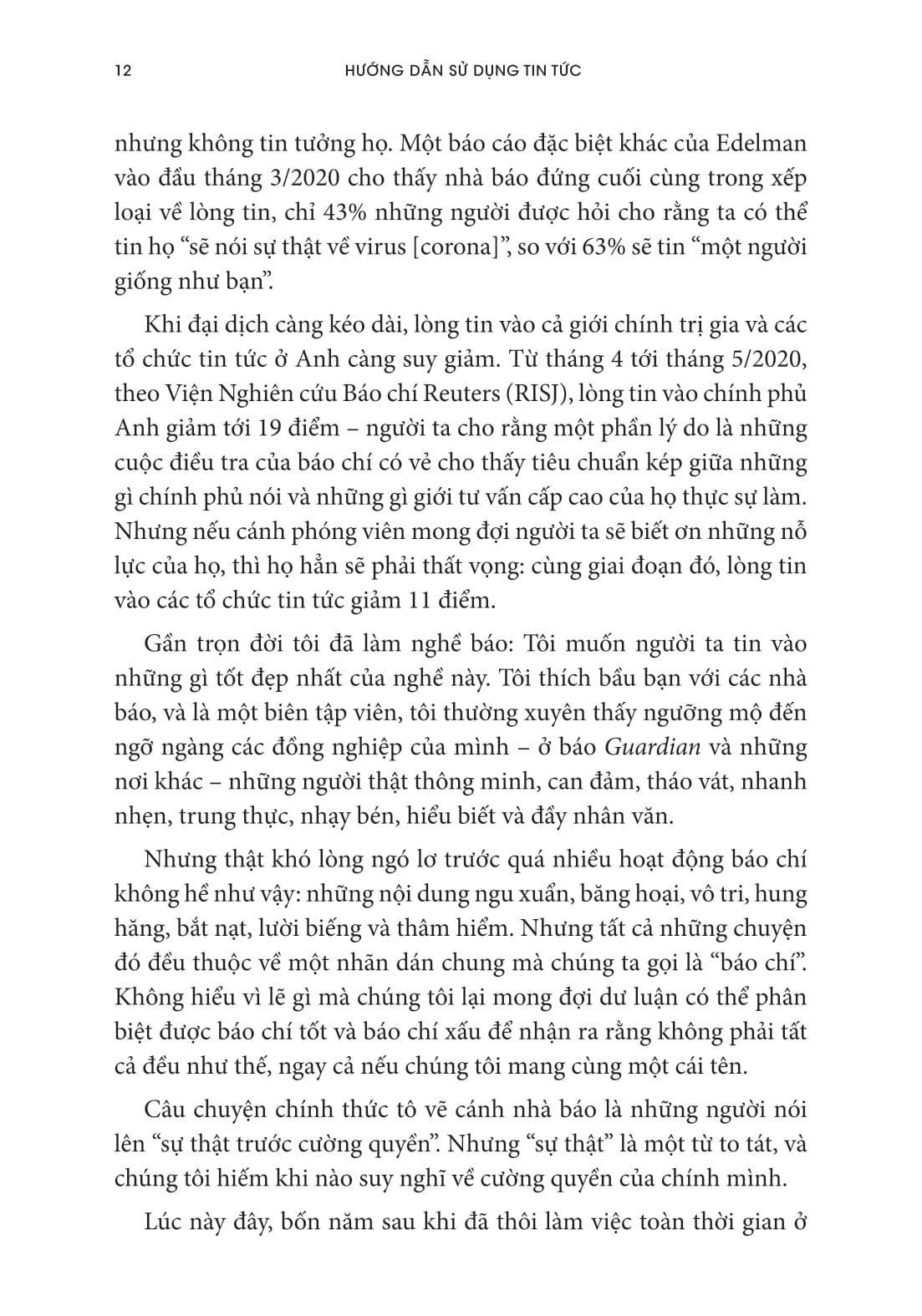 Sách - Hướng Dẫn Sử Dụng Tin Tức - Tin Vào Đâu Trong Một Thế Giới Ngập Tràn Tin Giả