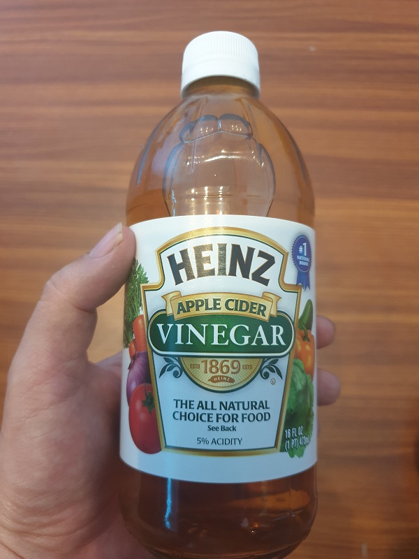 Giấm táo Heinz chai thủy tinh 473ml nhập khẩu Mỹ