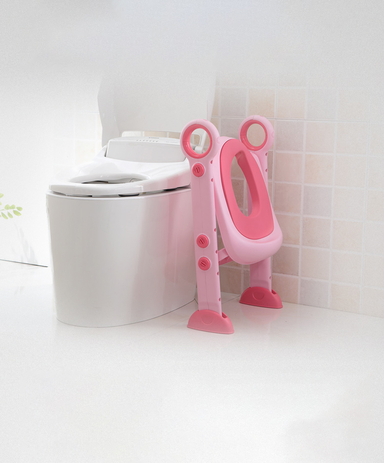 Thang bồn cầu kèm bệ ngồi toilet cho bé tập đi vệ sinh Babyhop