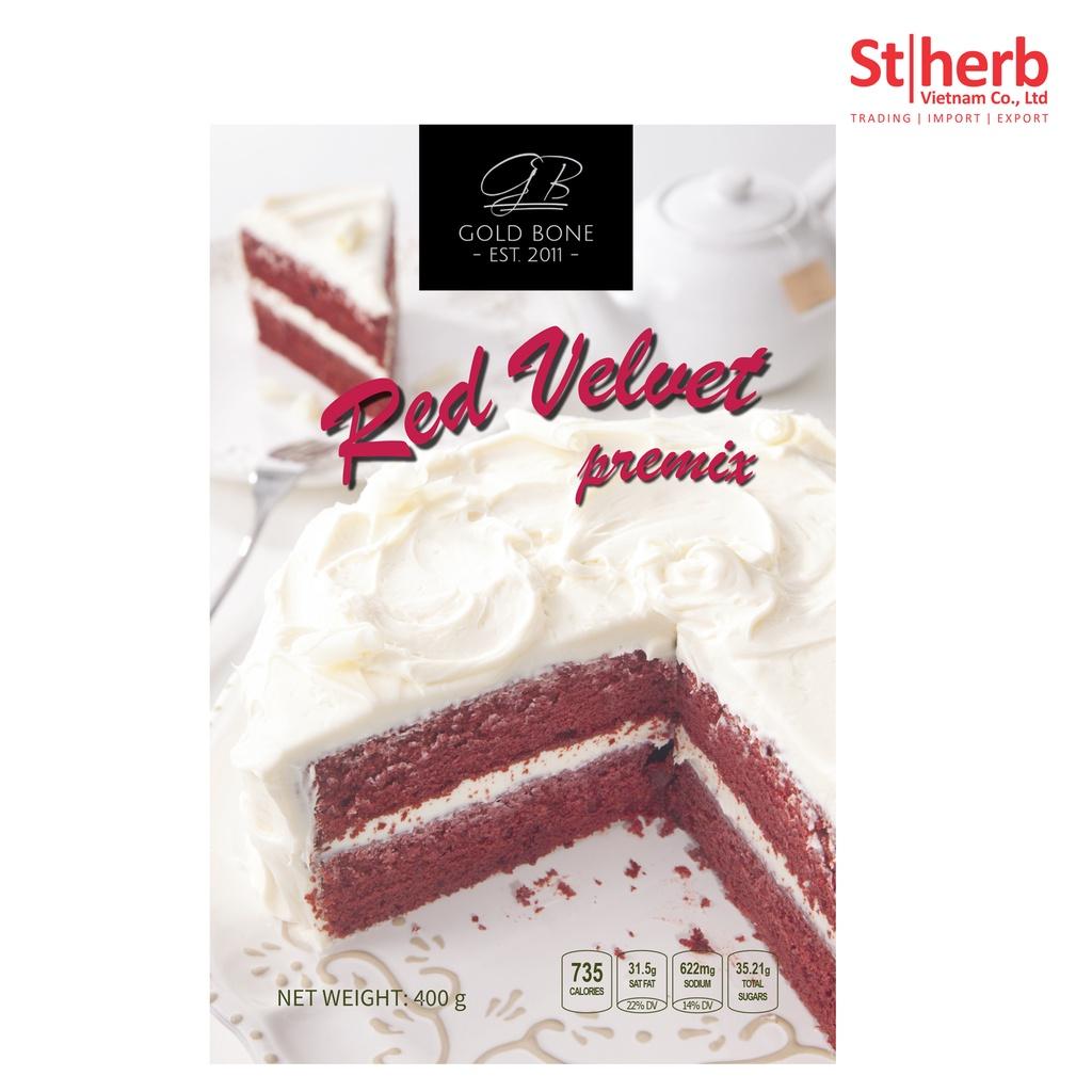 BỘT LÀM BÁNH RED VELVET GOLD BONE 400G